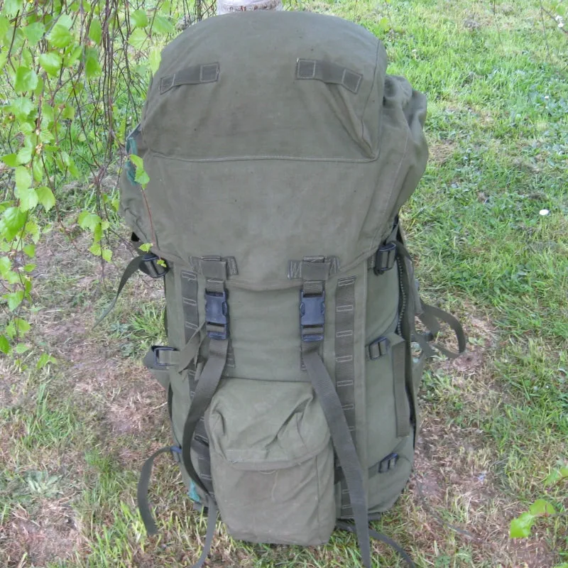 British 'Infantry' 90-patt' Long Back Rucksack. Used/Graded. Olive.