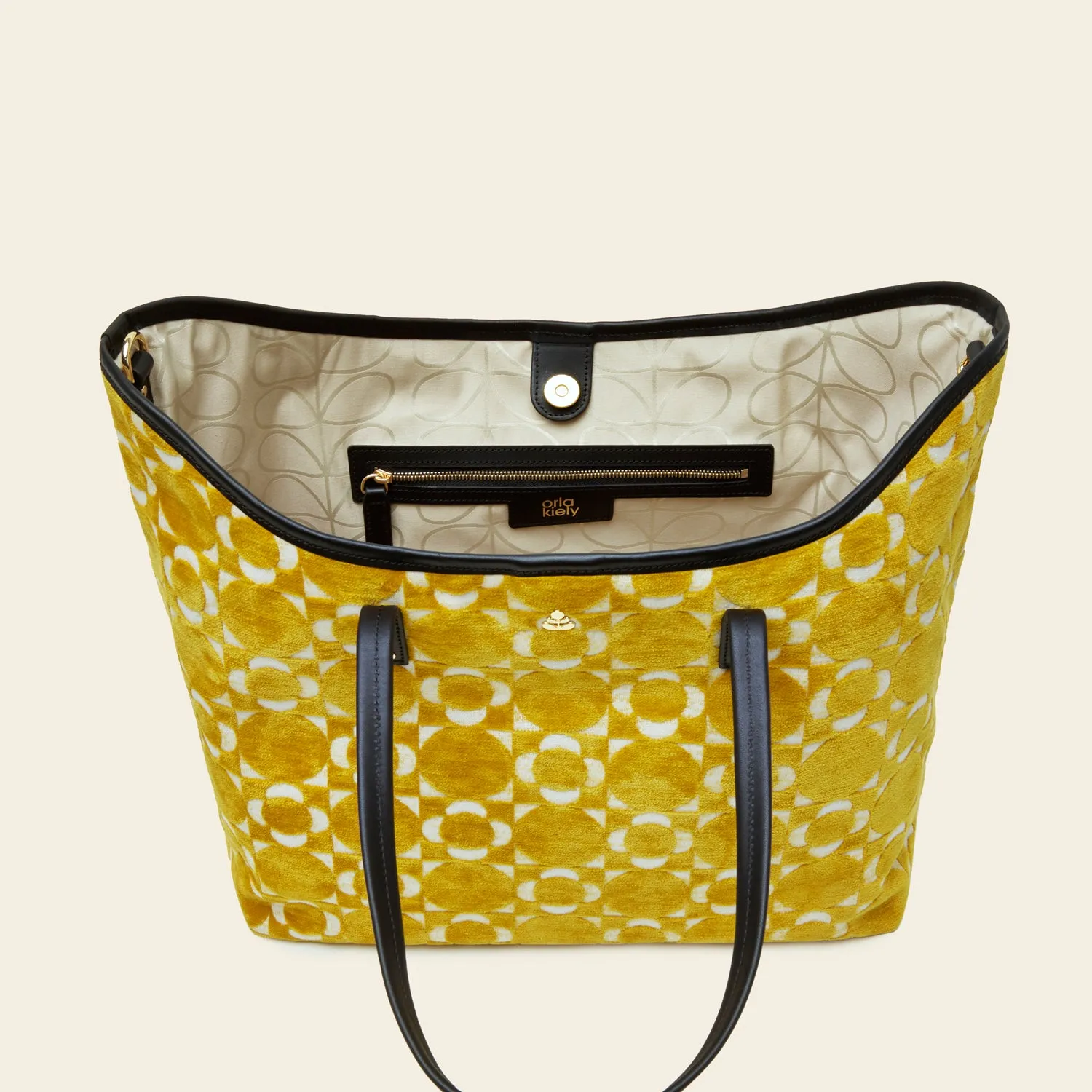 Carrymore Tote - Retro Tile Dandelion