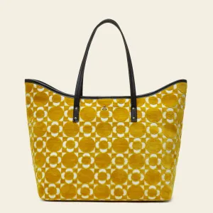 Carrymore Tote - Retro Tile Dandelion