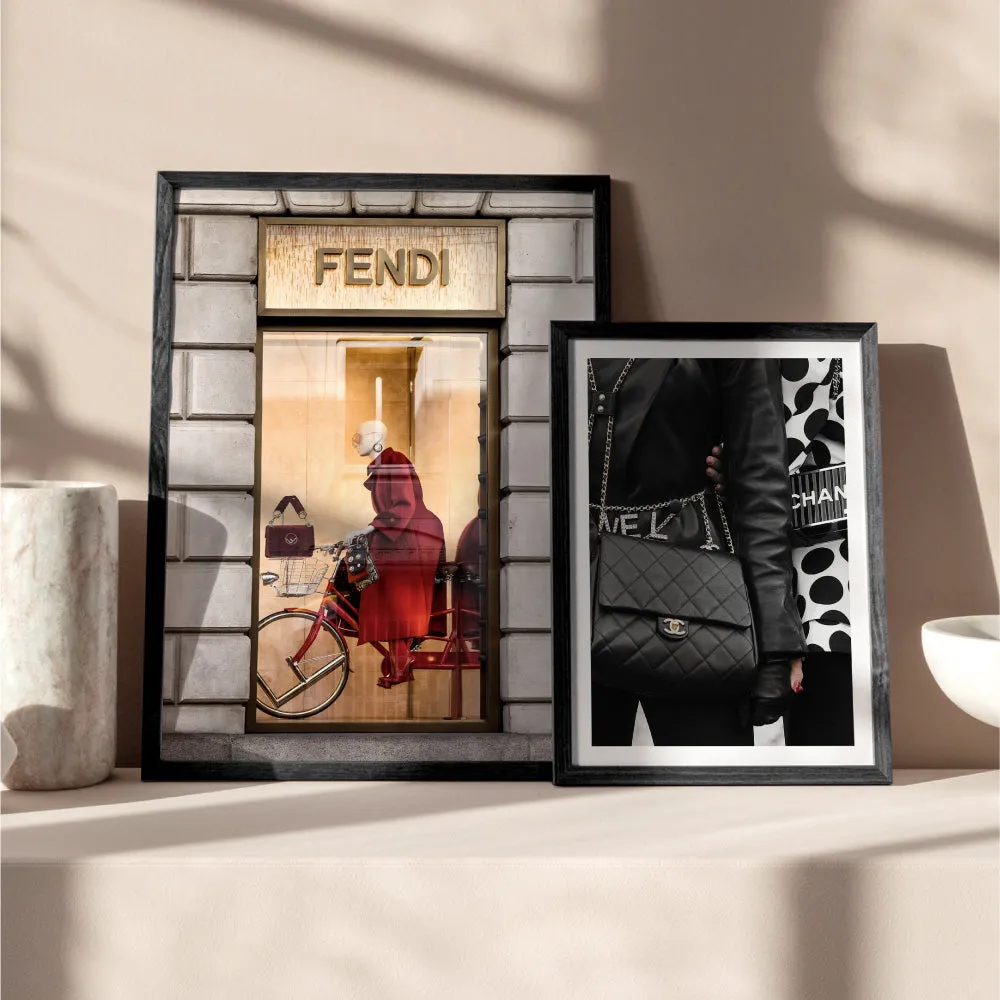 Fendi En Rouge - Art Print