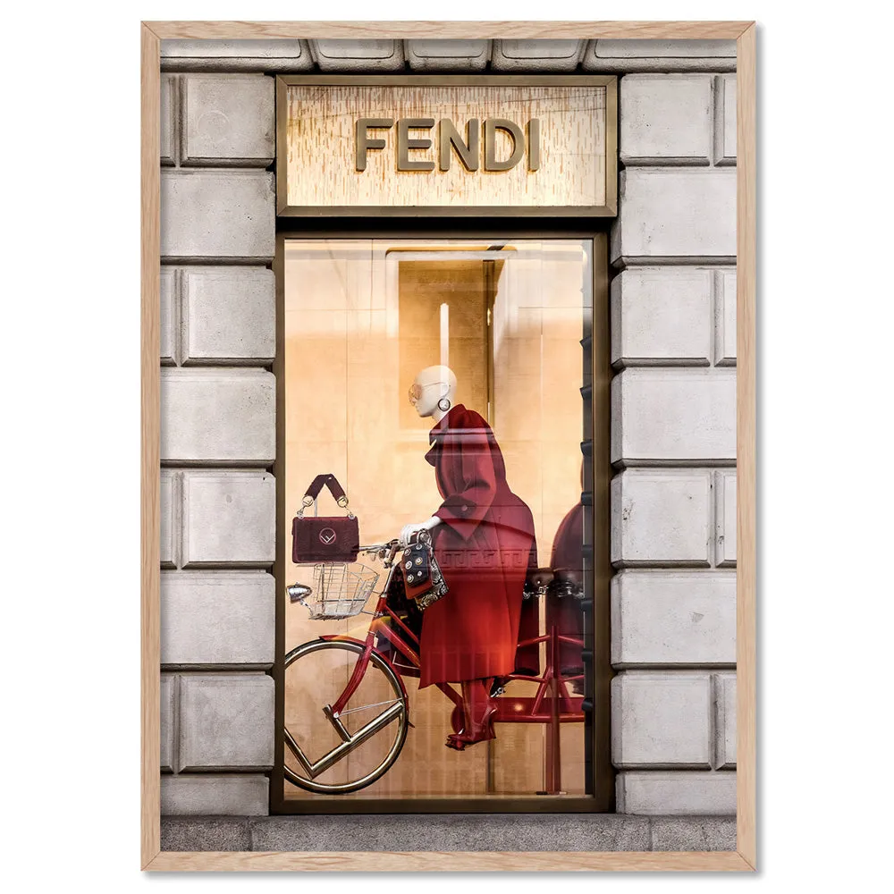 Fendi En Rouge - Art Print