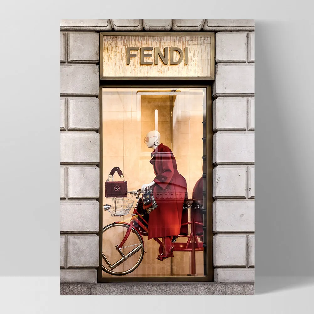 Fendi En Rouge - Art Print