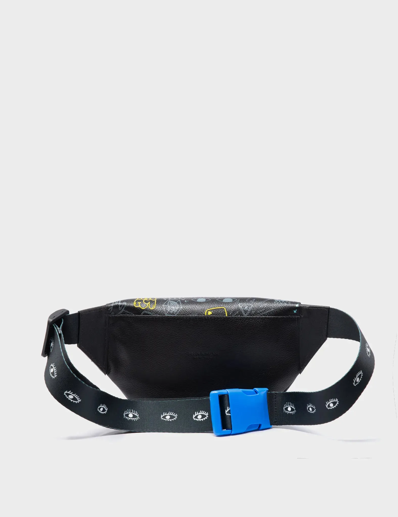 Harold Fanny Pack Black Leather - Urban Doodles Design