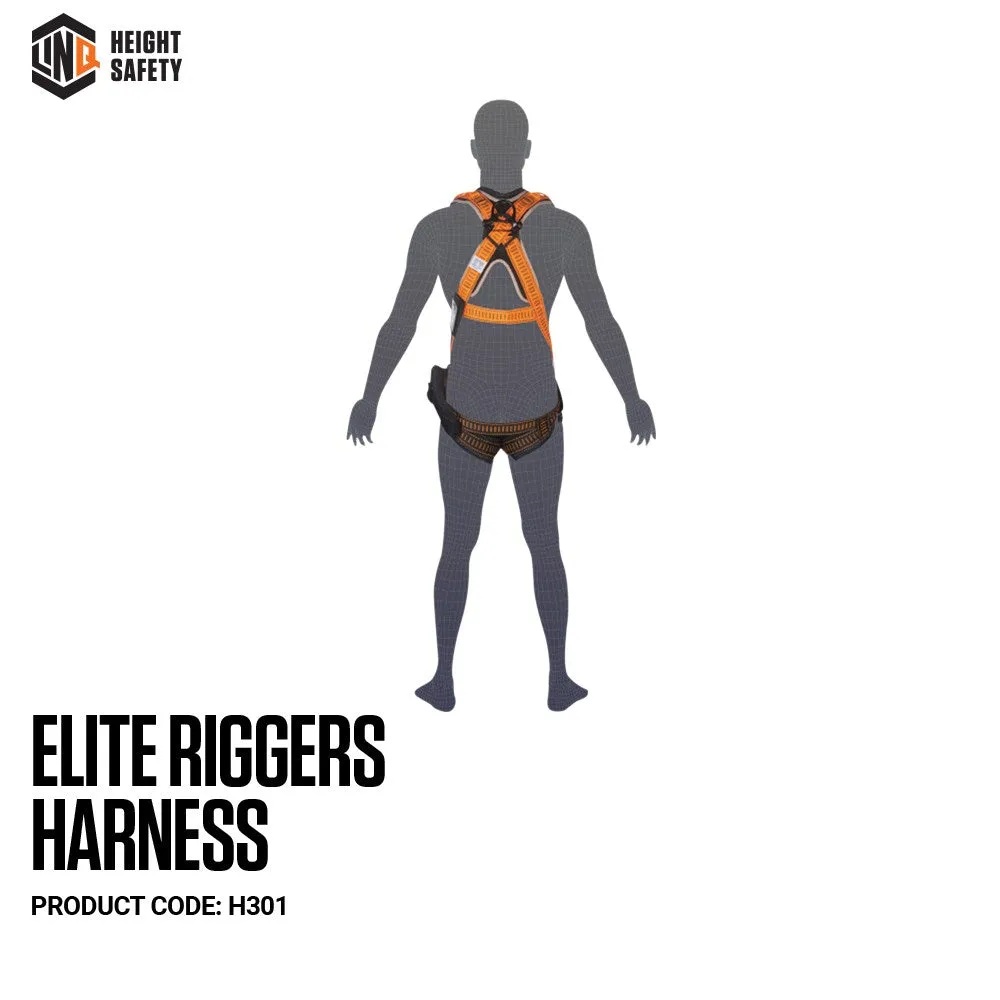 LINQ Elite Riggers Harness - Small (S) cw Harness Bag (NBHAR)  H301S