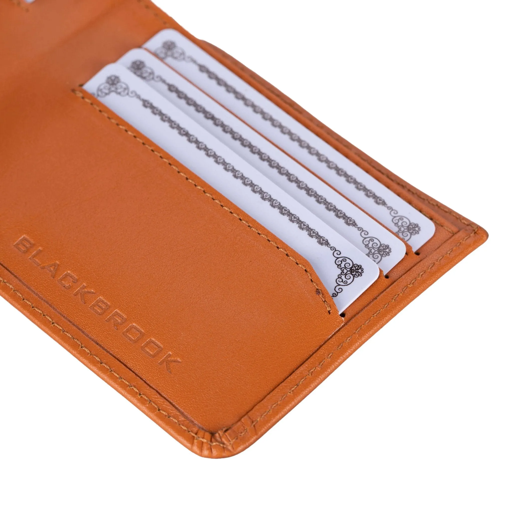 Merlin Bi-Fold Wallet, Burnished Tan