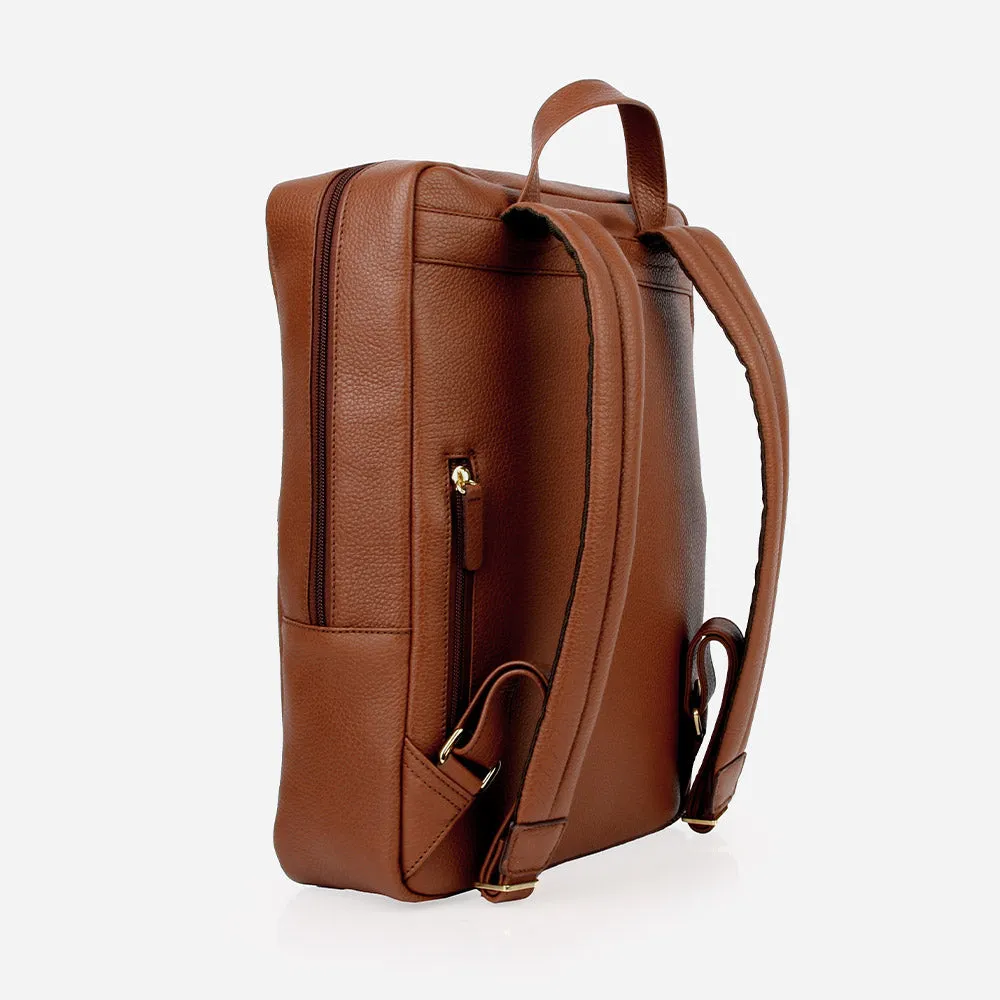 The Slim Backpack Hazelnut