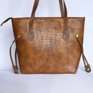 TRINITY CHOCO BROWN HANDBAG